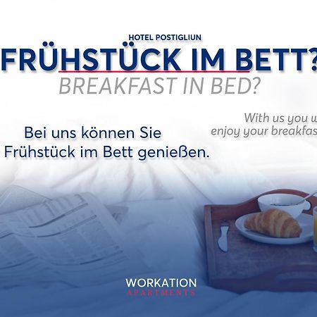 Workation Apartments - 24-7 Self-Checkin - Hotel Postigliun Sedrun Exterior foto