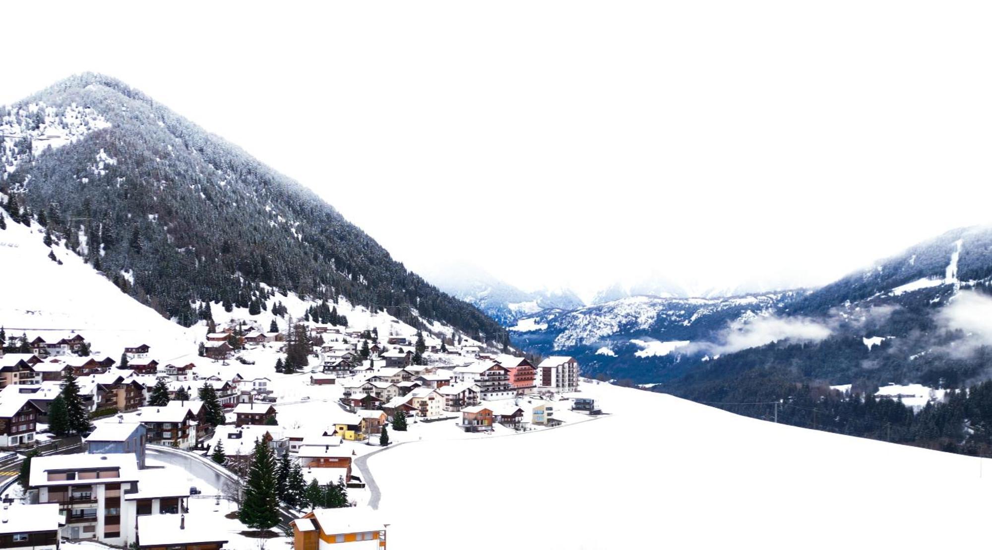 Workation Apartments - 24-7 Self-Checkin - Hotel Postigliun Sedrun Exterior foto