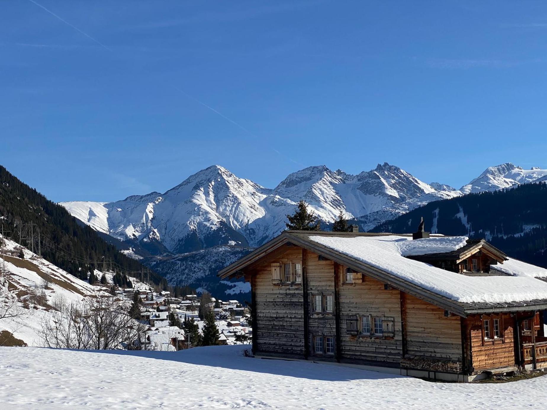 Workation Apartments - 24-7 Self-Checkin - Hotel Postigliun Sedrun Exterior foto