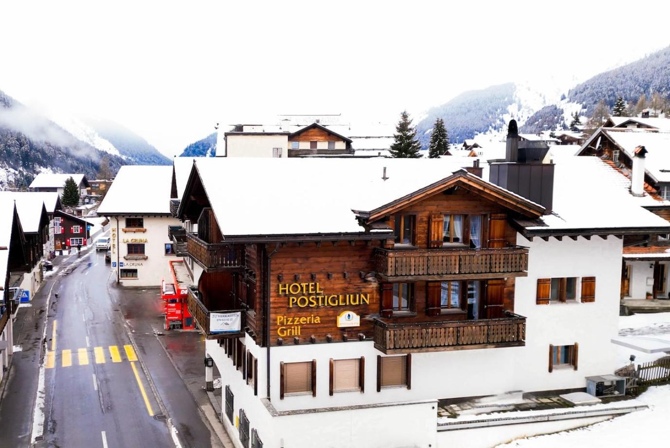 Workation Apartments - 24-7 Self-Checkin - Hotel Postigliun Sedrun Exterior foto